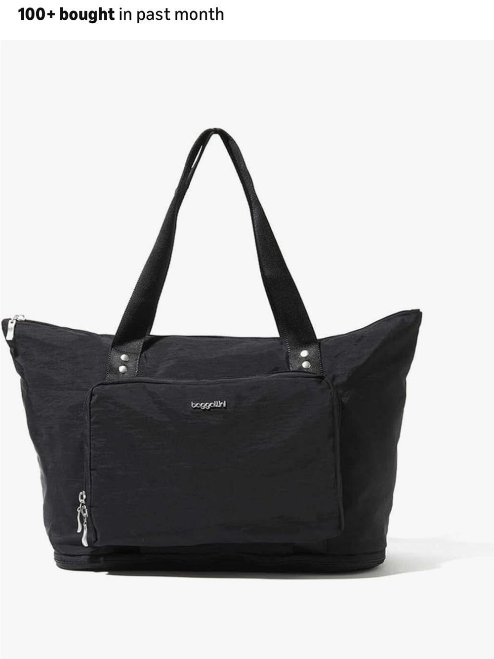 NWT Baggalini Carryall Packable Tote - Picture 3 of 4